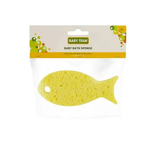 Детская мочалка-губка "Рыбка" 7407 желтый - фото 2