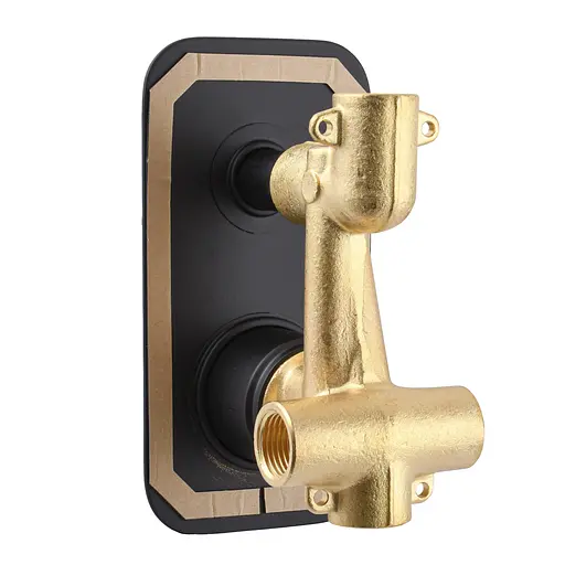 Душова система Topaz Sardinia TSG 08202-V-H20-BL вилив 190мм чорний, Чорний матовий - фото 5