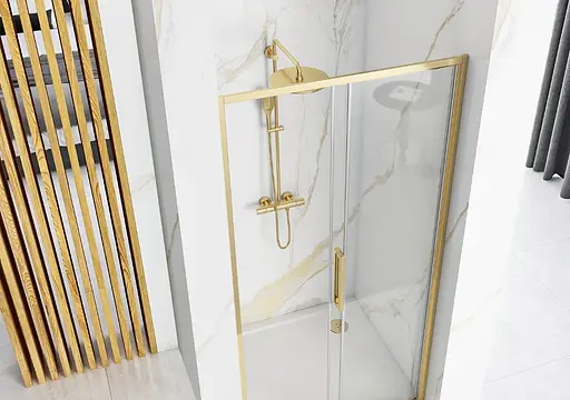 Душові двері Rea Rapid Slide 150 gold REA-K5617 - фото 5