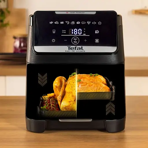 Мультипіч Tefal Easy Fry Silence XXL 1800 Вт чорна (EY8428E0) - фото 7