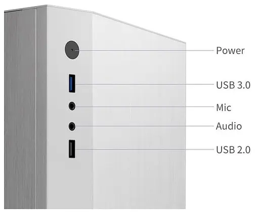 Корпус ALmordor Solar 210 SFF Silver (ALS210SFFSL) Без БП - фото 6