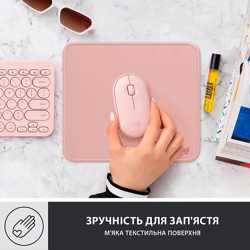 Ігрова поверхня Logitech Studio Series Darker Rose (956-000050) - фото 6