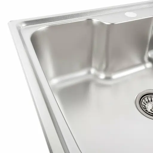 Кухонна мийка з нержавіючої сталі Valeso сатин 6043 (0,8/180 мм), Satin - фото 4