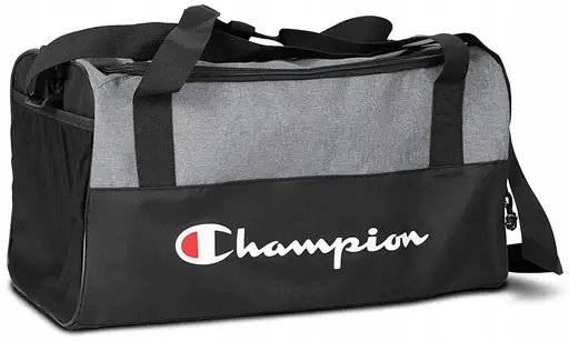 Спортивная сумка Champion Training Bag 30L черная с серым sum0028900 - фото 3