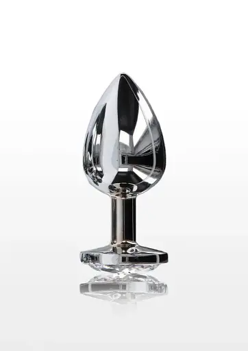 Анальна пробка Anal Play Starlight Booty Jewel Large 9.5 см (сріблястий) - фото 5
