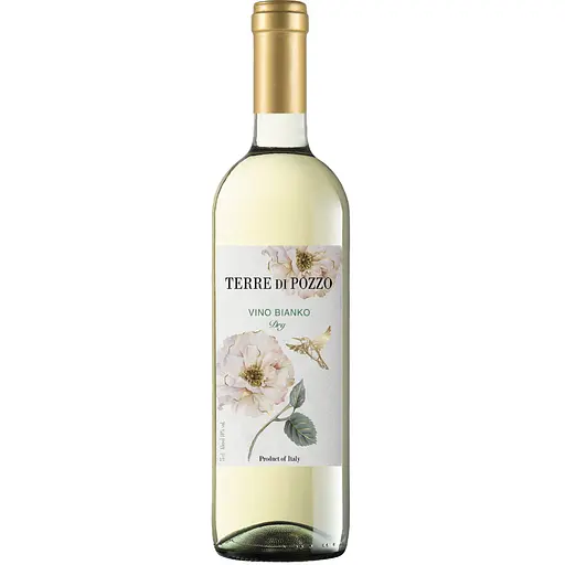 Вино Terre Di Pozzo Bianko Dry біле сухе 0.75 л 