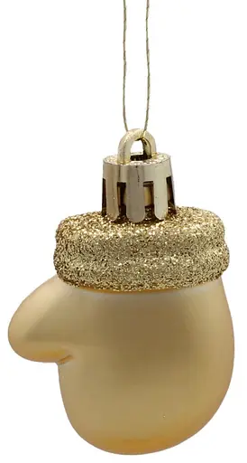 Набір ялинкових прикрас Chomik срібло + шампань 24 шт. (BIK7205) - фото 10