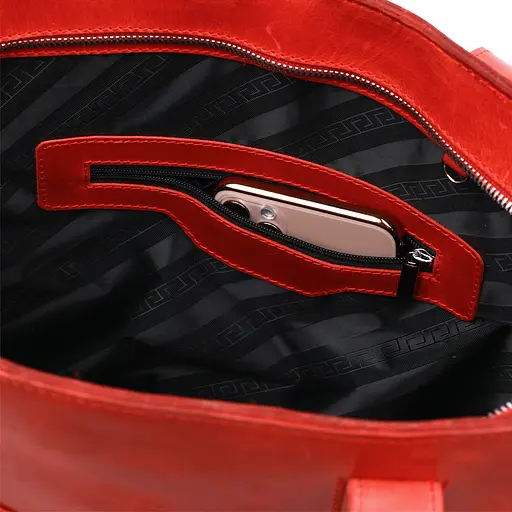 Кожаная сумка Shvigel 36х33х8.5 см sum0027529 - фото 4