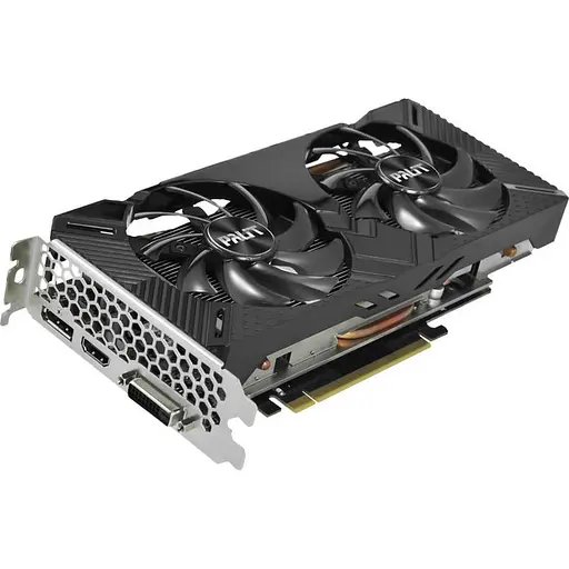 Видеокарта Palit GeForce GTX 1660 Ti OC Dual (NE6166T018J9-1160C) - фото 3
