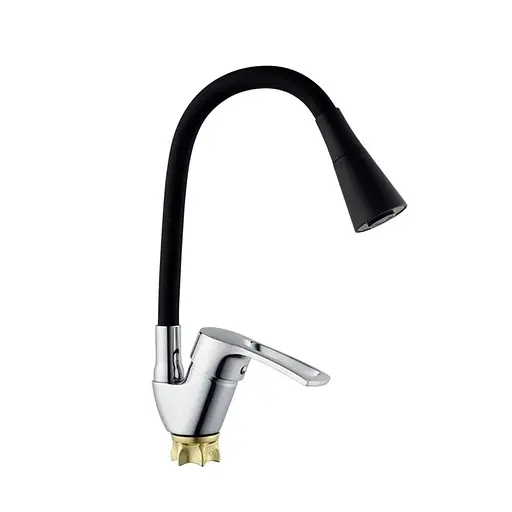 Змішувач для кухні із силіконовим виливом Champion YUB 011-181 MI6421 Хром - фото 1