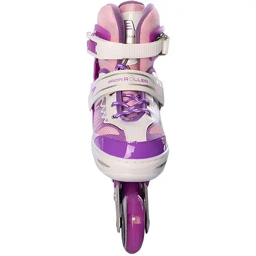 Ролики Profi A4122-M-V з підсвічуванням поліуретанові розсувні з вентиляцією фіолетові - фото 3