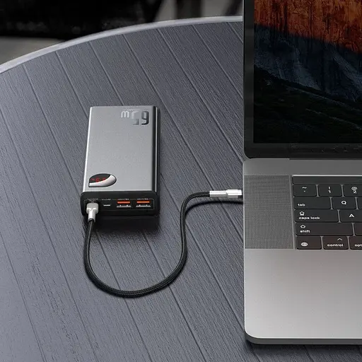 Зовнішній акумулятор (Power Bank) Baseus Adaman 20000 mAh Black (PPIMDA-D01) - фото 5