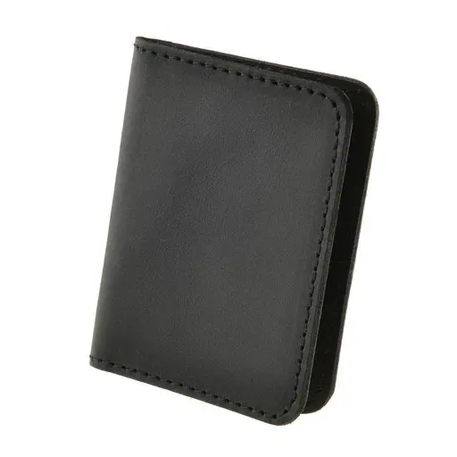 Кожаная обложка для ID-паспорта и водительского заседания 4.1 черная с гербом - фото 7