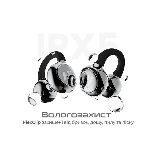 Наушники HiFuture FlexClip Black (flexclip.black) - фото 3