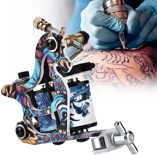 Професійна машина для татуювання зі сплаву мідна котушка шейдер-пістолет - фото 9