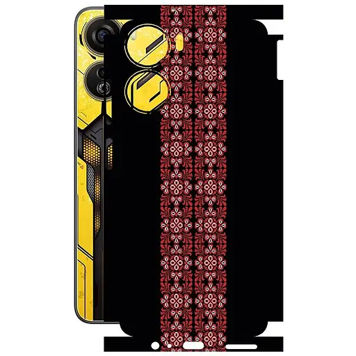 Захисна плівка StatusSKIN для ZTE Nubia Neo 5G Корпус Вініл Вишиванка 2 - фото 1