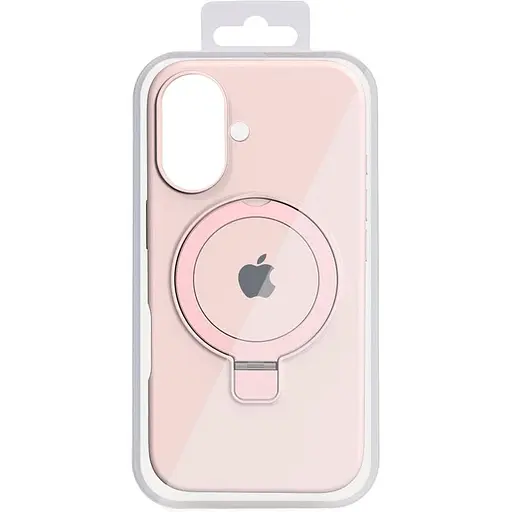 Чехол Epik Silicone Case Full Protective with Ring для Apple iPhone 16 Plus 6.7 Pink - фото 2