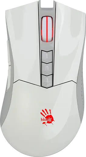 Миша бездротова A4Tech Bloody R90 Plus Greyish White