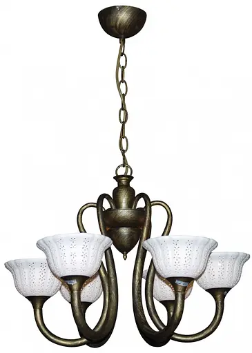 Люстра подвесная Brille для гостиной E27 60W BZ (BR-480S/6)