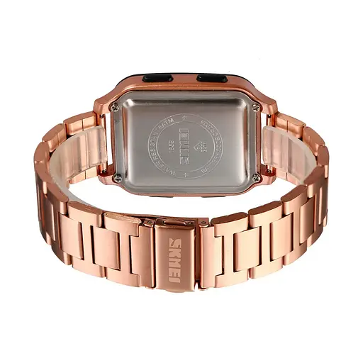 Чоловічий наручний годинник Skmei 1859 на браслеті (Рожеве золото) - фото 7