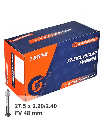 Камера велосипедна CST 27.5х2.2/2.4 FV 48 мм (G0001321) - фото 3