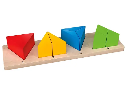 Деревянная головоломка Монтессори Play tive треугольник - фото 2