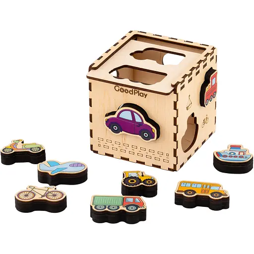 Кубик-сортер GoodPlay Транспорт (CUB-4-011) - фото 3