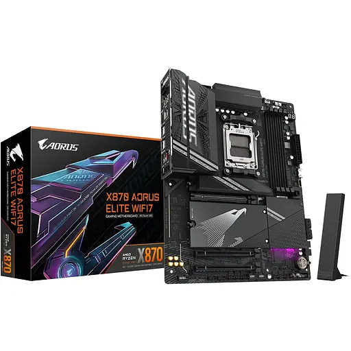 Материнська плата Gigabyte X870 A ELITE WIFI7 sAM5 X870 4xDDR5 M.2 HDMI ATX - фото 6