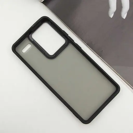 Чехол TPU/PCLyon Frosted для Xiaomi Redmi Note 13Pro+ Black - фото 3