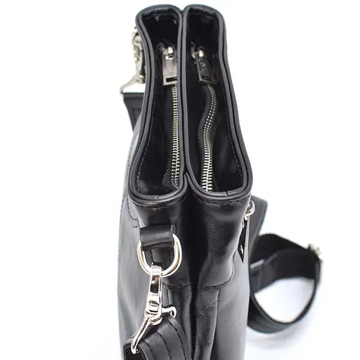 Кожаная мужская сумка через плечо TARWA 26х23х4 см sum0025746 - фото 6