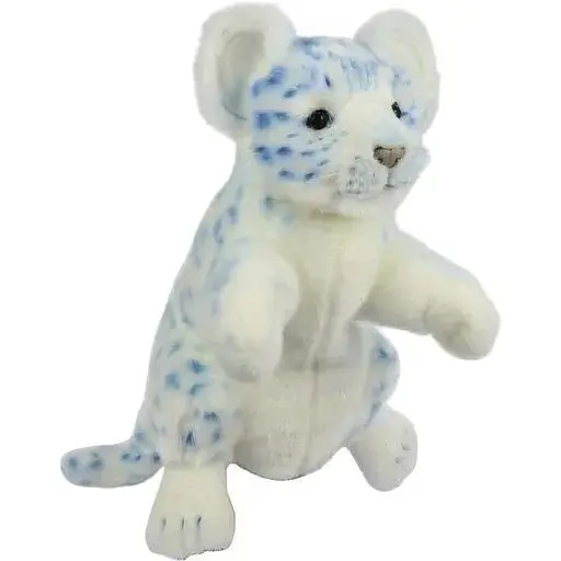 М'яка іграшка Hansa Puppet Сніговий барс 32 см блакитний (7779)