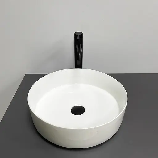 Умивальник VBI Prato L white накладний VBI-011411, Білий - фото 2