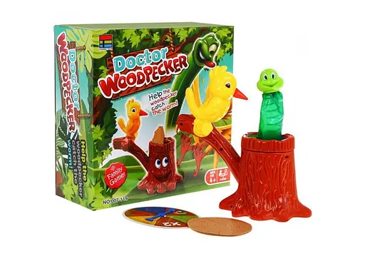 Настільна гра No brand Доктор Вудпекер (Doctor WoodPecker) (HC314634) - фото 4