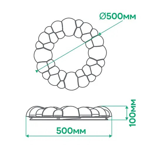 Світлодіодний світильник Ardero AL6045ARD ASTER 72Вт - фото 2
