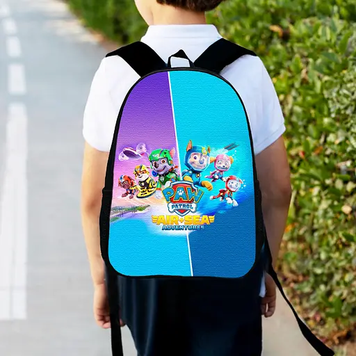 Рюкзак детский Щенячий патруль "Paw Patrol" 34х27см, городской ранец для мальчика с принтом (00367)