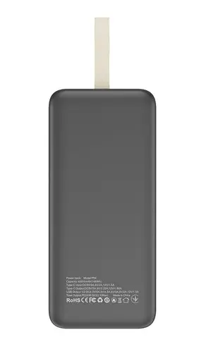 Зовнішній АКБ акумулятор Golf P54 400000mah (PD20W+QC22.5W) чорний - фото 6