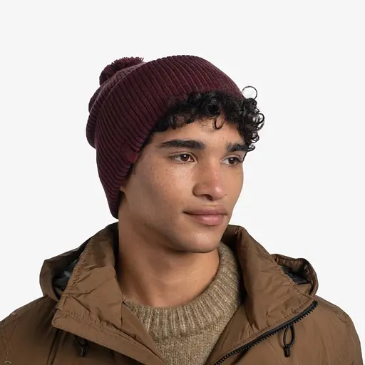 Шапка Buff Khitted Hat Tim Maroon (1033-BU 126463.632.10.00) - фото 5