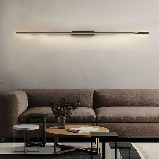 Настенный светильник WAND в черном корпусе 100 см Line F Арт. WSG25/1000 BK - фото 1