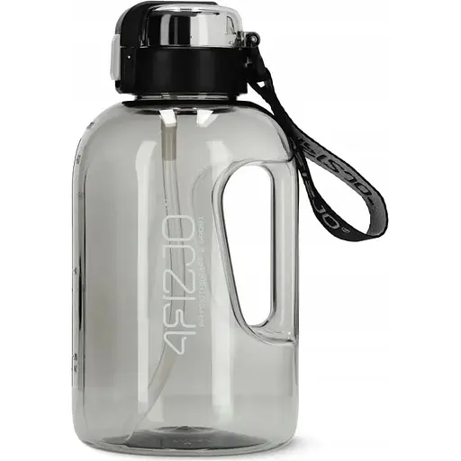 Пляшка для води 4FIZJO спортивна 2000 мл Grey (P-5905973403825) - фото 1