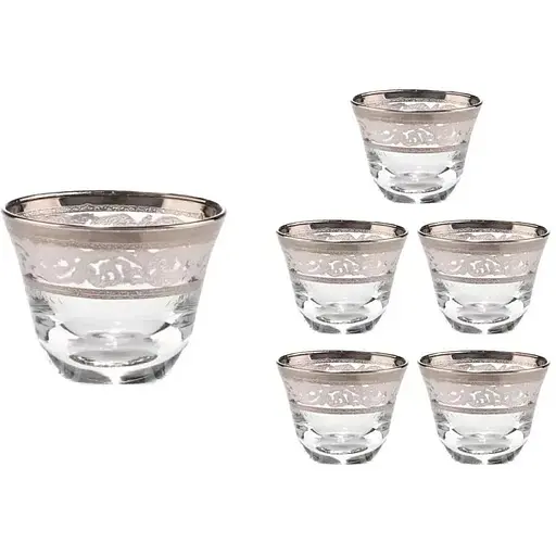 Набір стопок для горілки Lora Версаль 60 мл 6 шт. Brass NGC40SETJIN