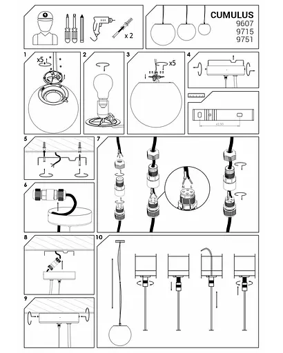 Вуличний світильник Nowodvorski 9607 CUMULUS - фото 4