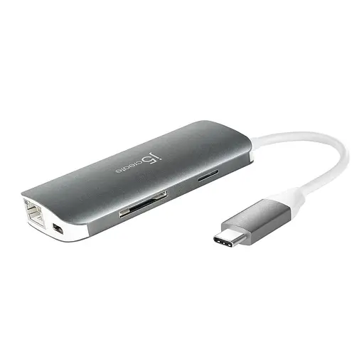 USB-хаб j5create JCD383-N, USB Type-C 9-в-1 (JCD383-N) - фото 2