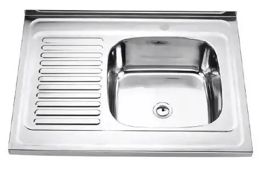 Мийка кухонна Kraft 8060R-D Decor прямокутна 800х600х180 мм 0,8 мм 30412 - фото 1