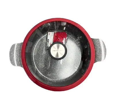 Кастрюля со стеклянной крышкой Neoflam EK-OT-C28I Marble с мраморным покрытием 28см - фото 3