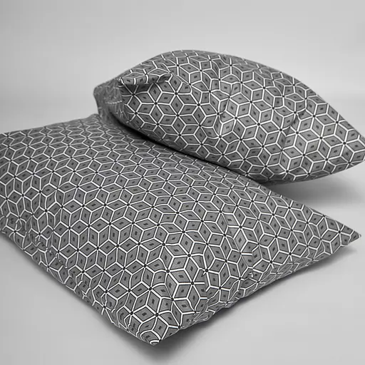 Набор наволочек Moon&Star Бязь Gold Люкс Grey Labyrinth 40х40 см 2 шт - фото 1