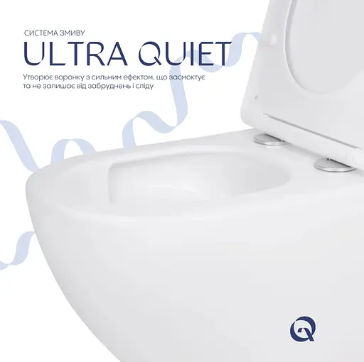 Унитаз подвесной Qtap Jay Ultra Quiet White, с сиденьем Slim Duroplast/Soft-close/Release QT07335175W - фото 4