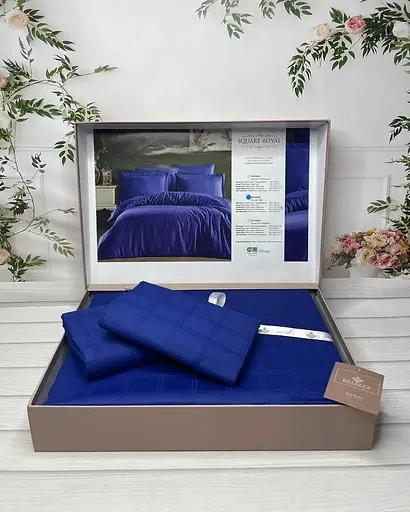 Постільна білизна Belizza Square Royal Жаккард Romeo Home pbe0052155 - фото 2