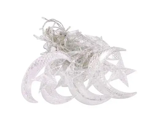 Новорічна світлодіодна гірлянда шторка дощ "Зоряна завіса" YS-84018 138 LED 2.5 метра (теплий білий), Yu Xin 82760 - фото 5