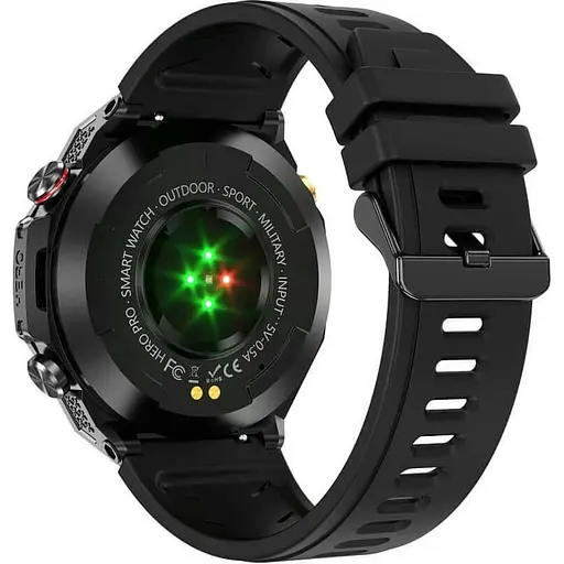 Смарт-часы Colmi V75 Black GPS компас звонки - фото 2