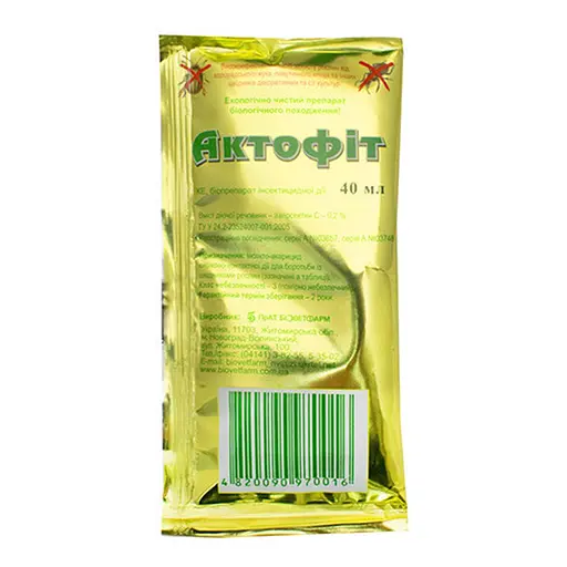 Биоинсектицид Биоветфарм Актофит 40 мл